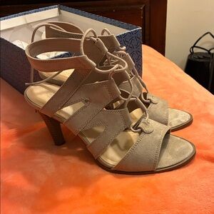Beige Strappy Simply Vera Heels